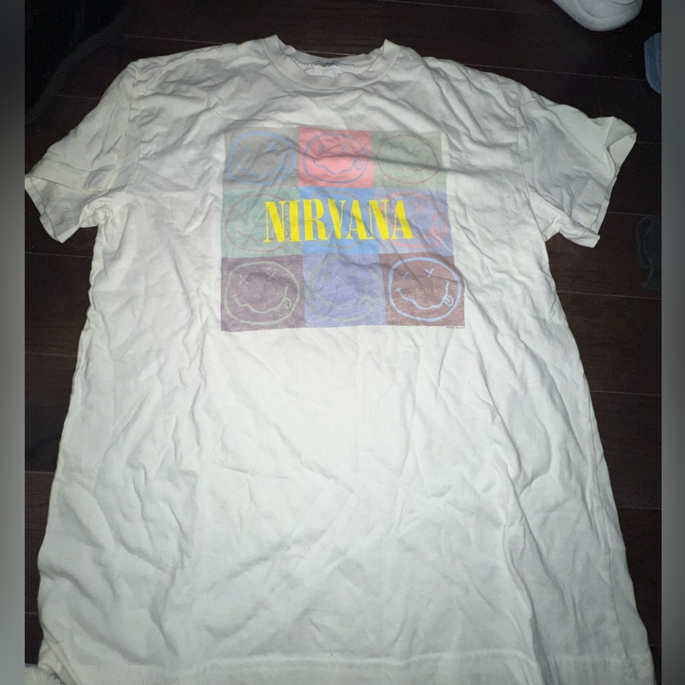 Brand new never worn nirvana band T